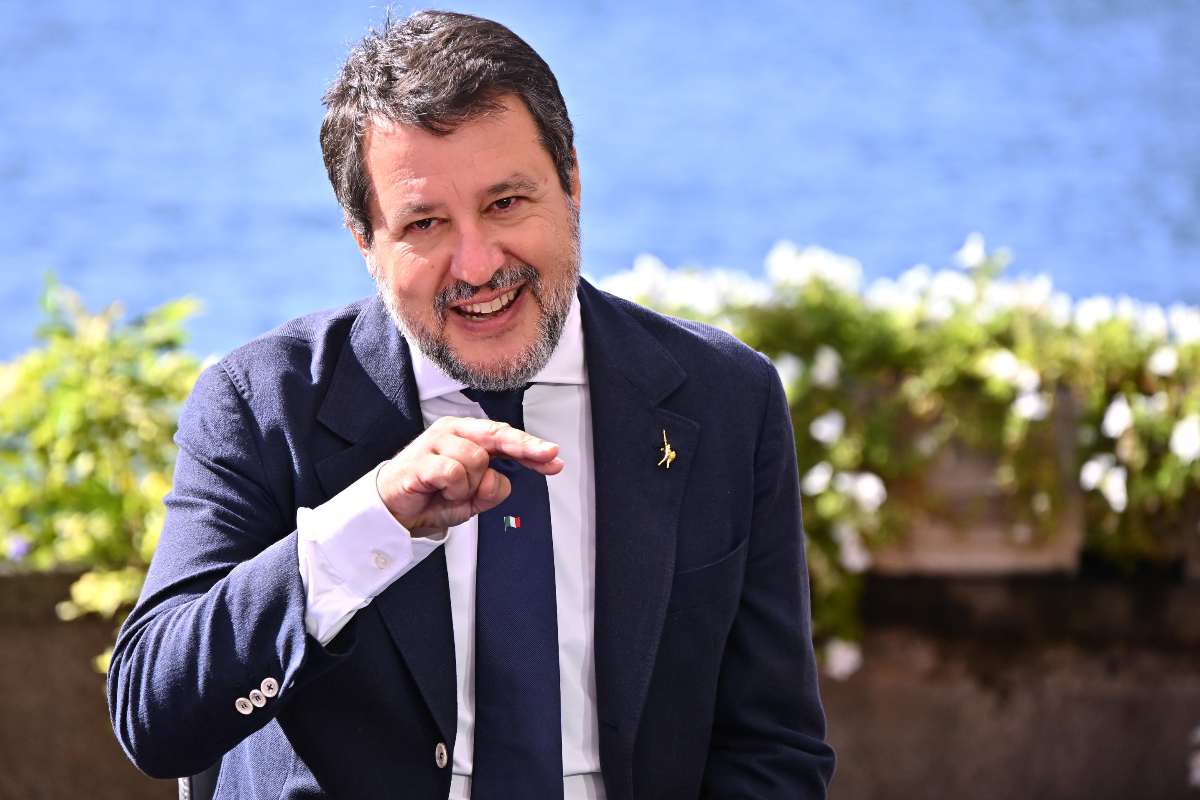 Il ministro dei trasporti Matteo Salvini