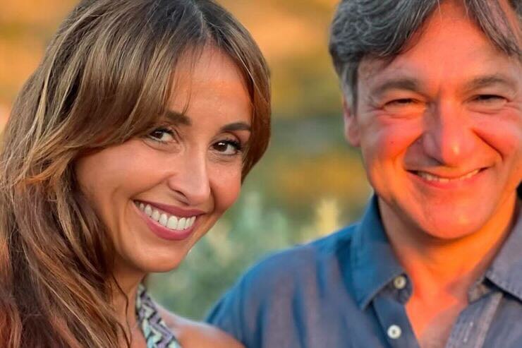 Benedetta Parodi e Fabio Caressa