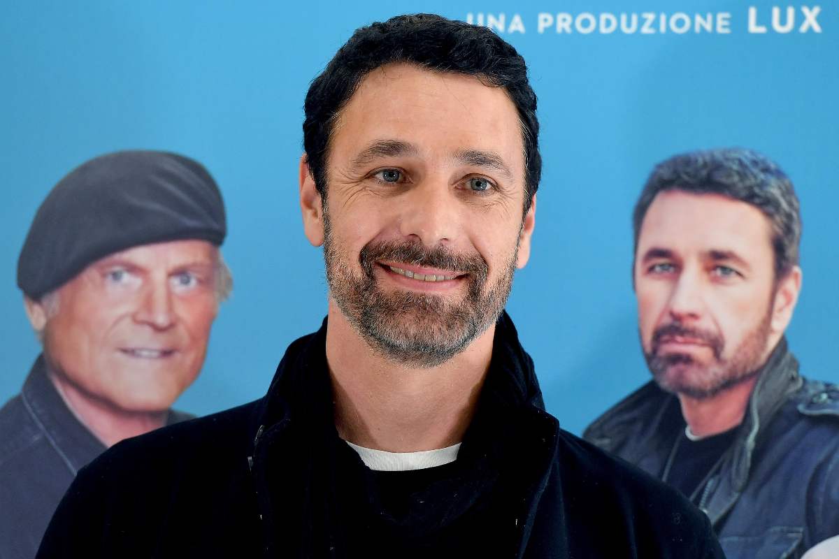 Raoul Bova alla presentazione di Don Matteo