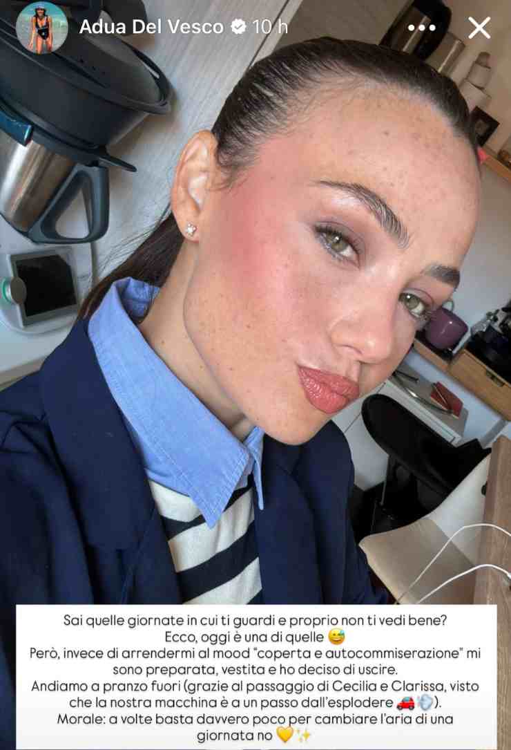 Storia Instagram Adua Del Vesco