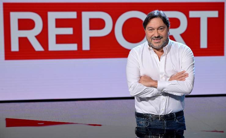 Ranucci che conduce Report