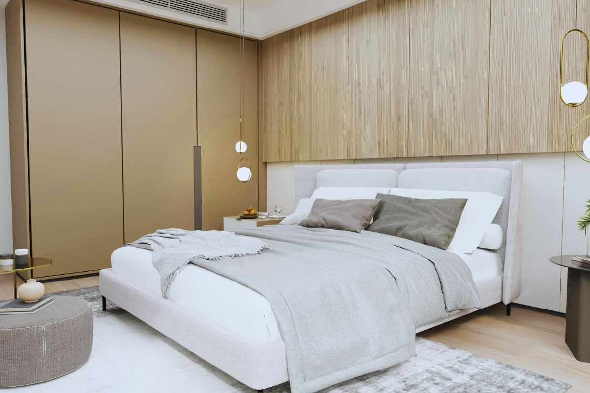 Camera da letto in legno