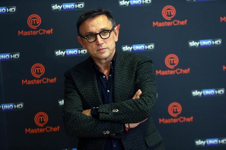 Bruno Barbieri alla presentazione di Masterchef