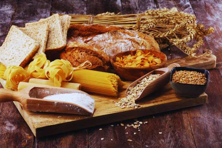 Alimenti contenenti carboidrati integrali