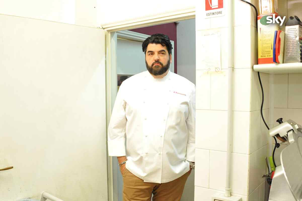 Antonino Cannavacciuolo in una puntata di Cucine da incubo